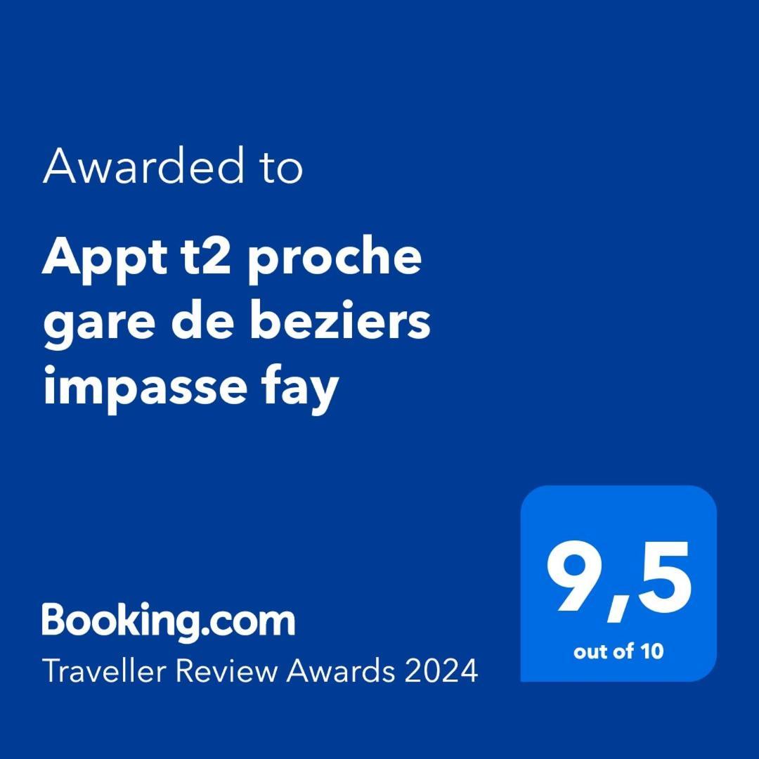 Appt T2 Proche Gare De Beziers Impasse Fay Apartment Ngoại thất bức ảnh